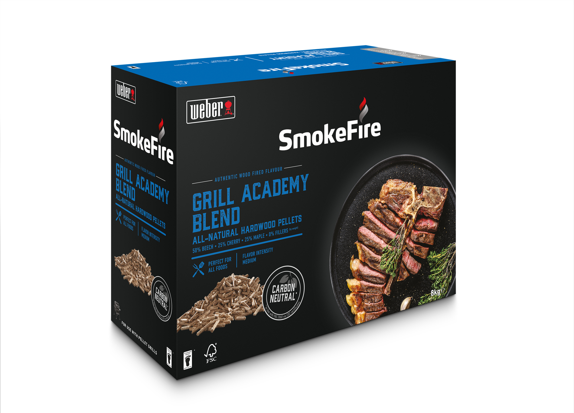 Weber SmokeFire Holzpellets Grill Academy Blend - 8 kg