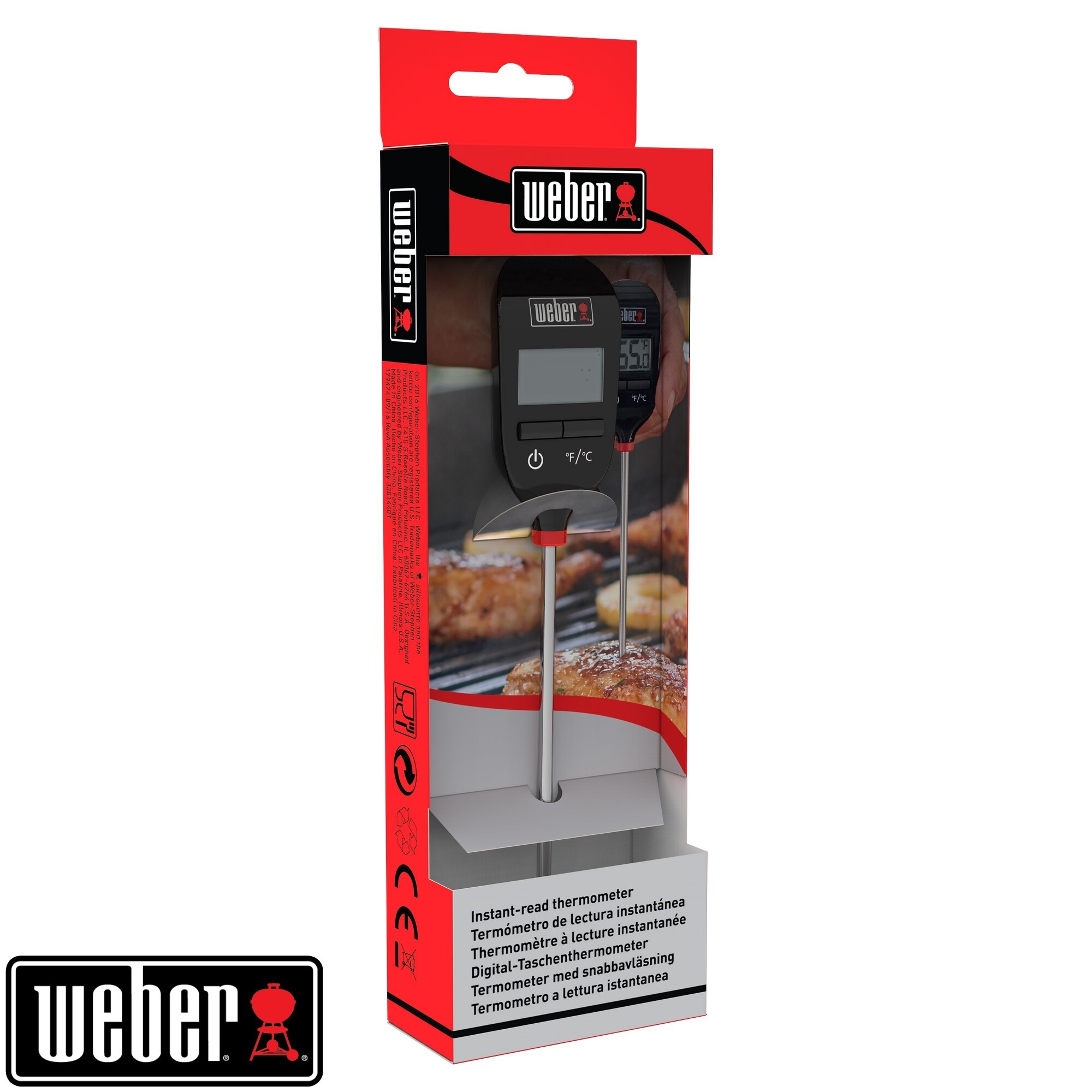 Weber Digital Taschenthermometer 
