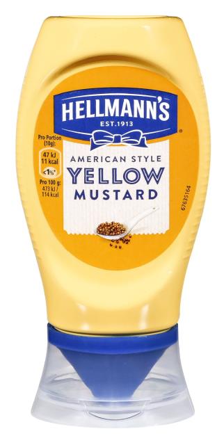 Hellmann's Yellow Mustard 250gr