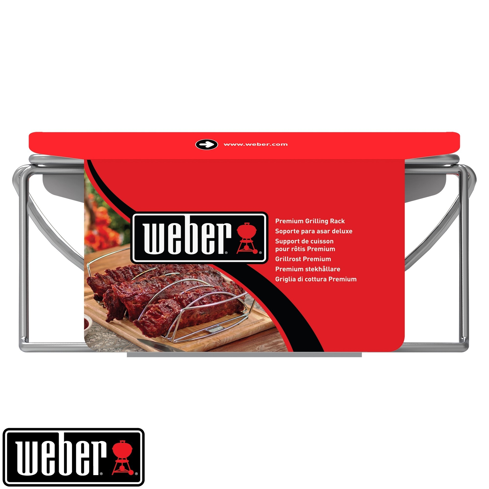 Weber Spare-Rib-Halter & Bratenkorb