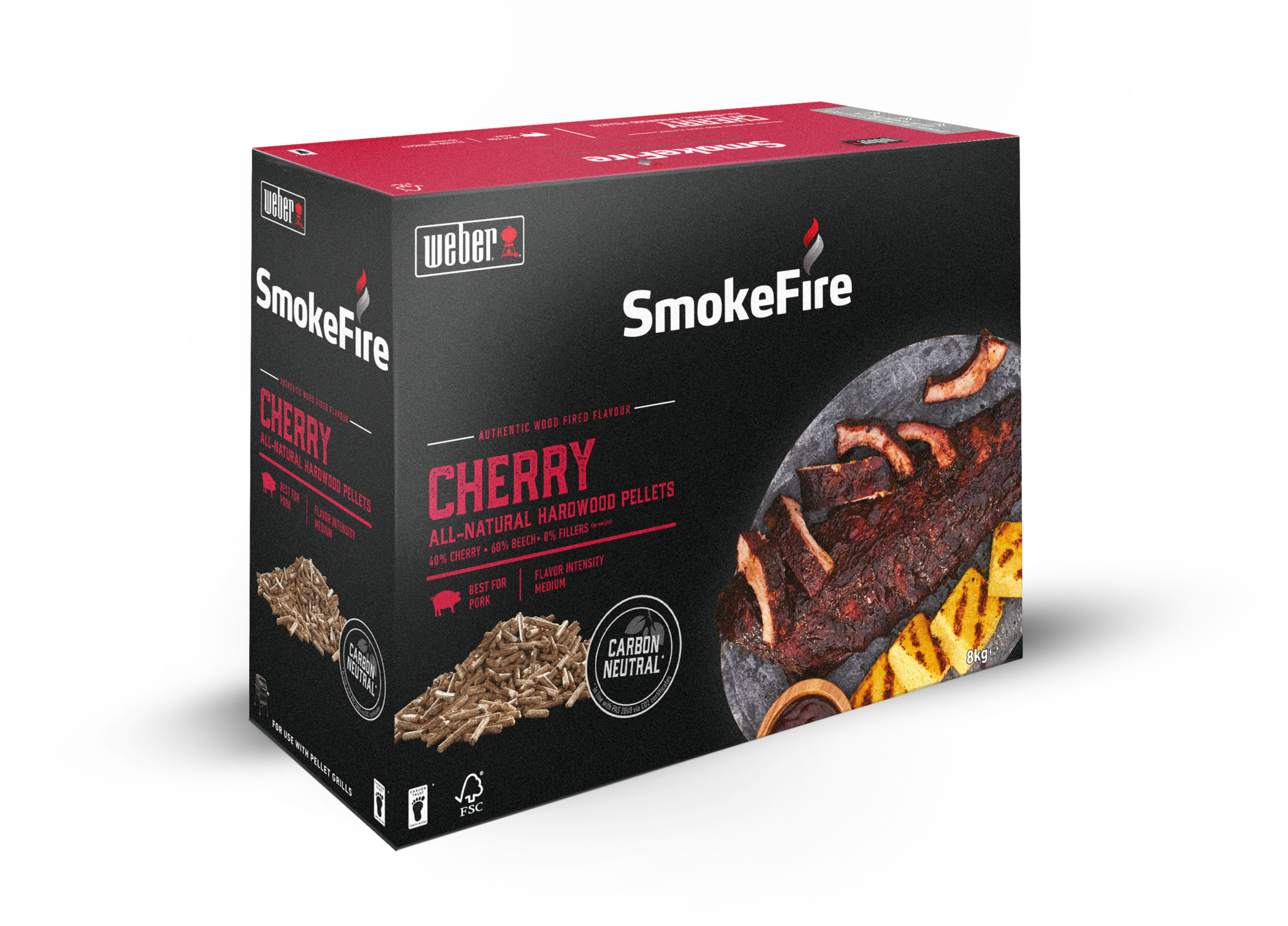Weber SmokeFire Holzpellets  Kirschholz - 8 kg