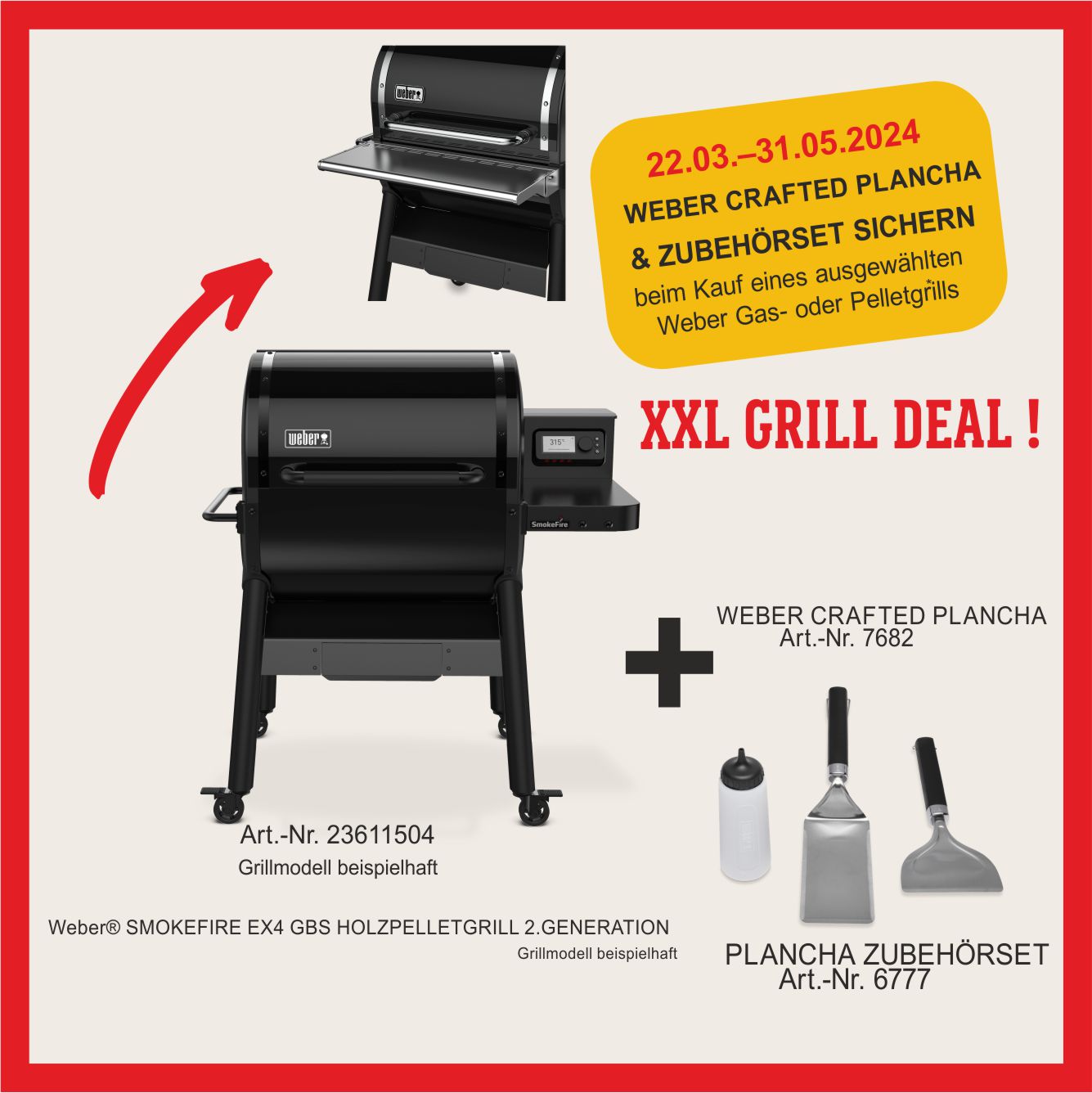 Weber® SMOKEFIRE EPX4 HOLZPELLETGRILL - STEALTH EDITION