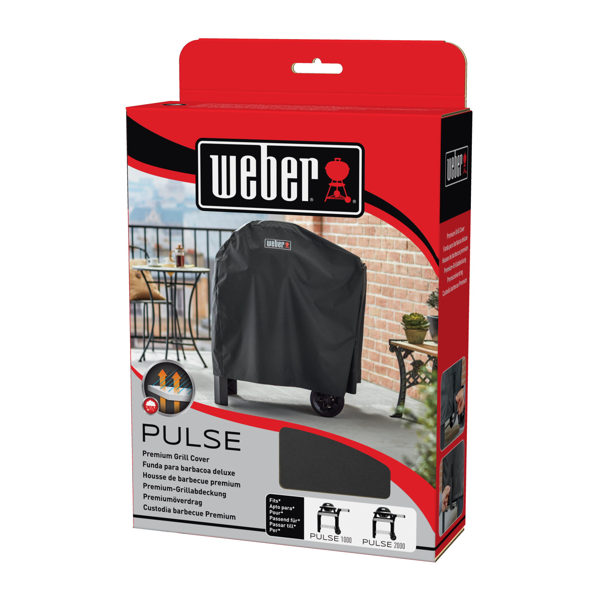 Weber Premium Abdeckhaube - für Pulse mit Rollwagen