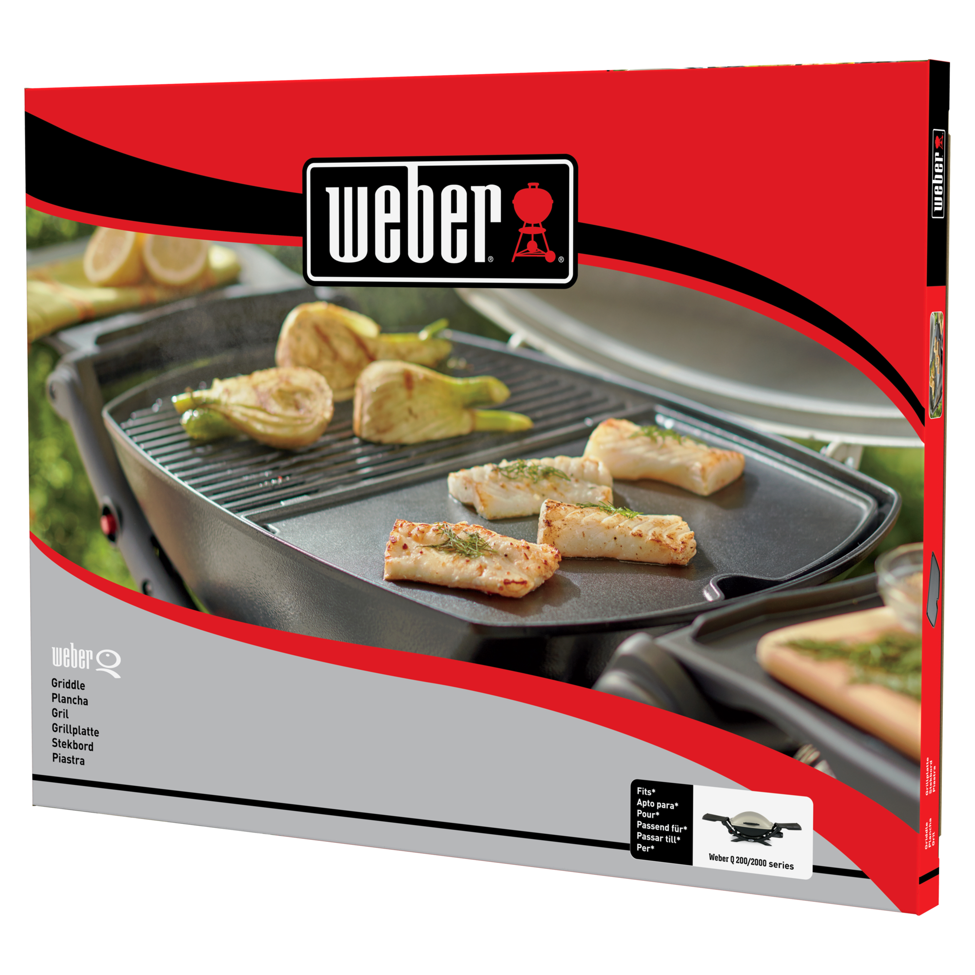 Weber Grillplatte für Q 2000-Serie 