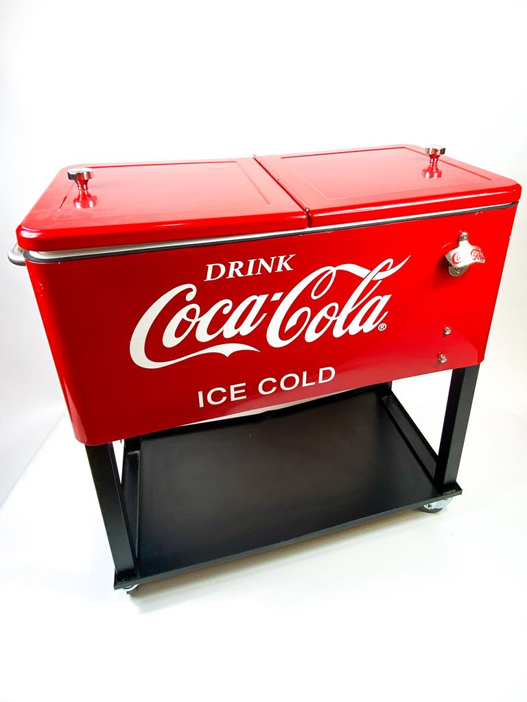 CocaCola Retro Ice-Cooler Getränkewagen 