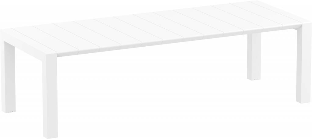 Siesta Vegas ausziehbarer Gartentisch XL 260/300 cm weiß