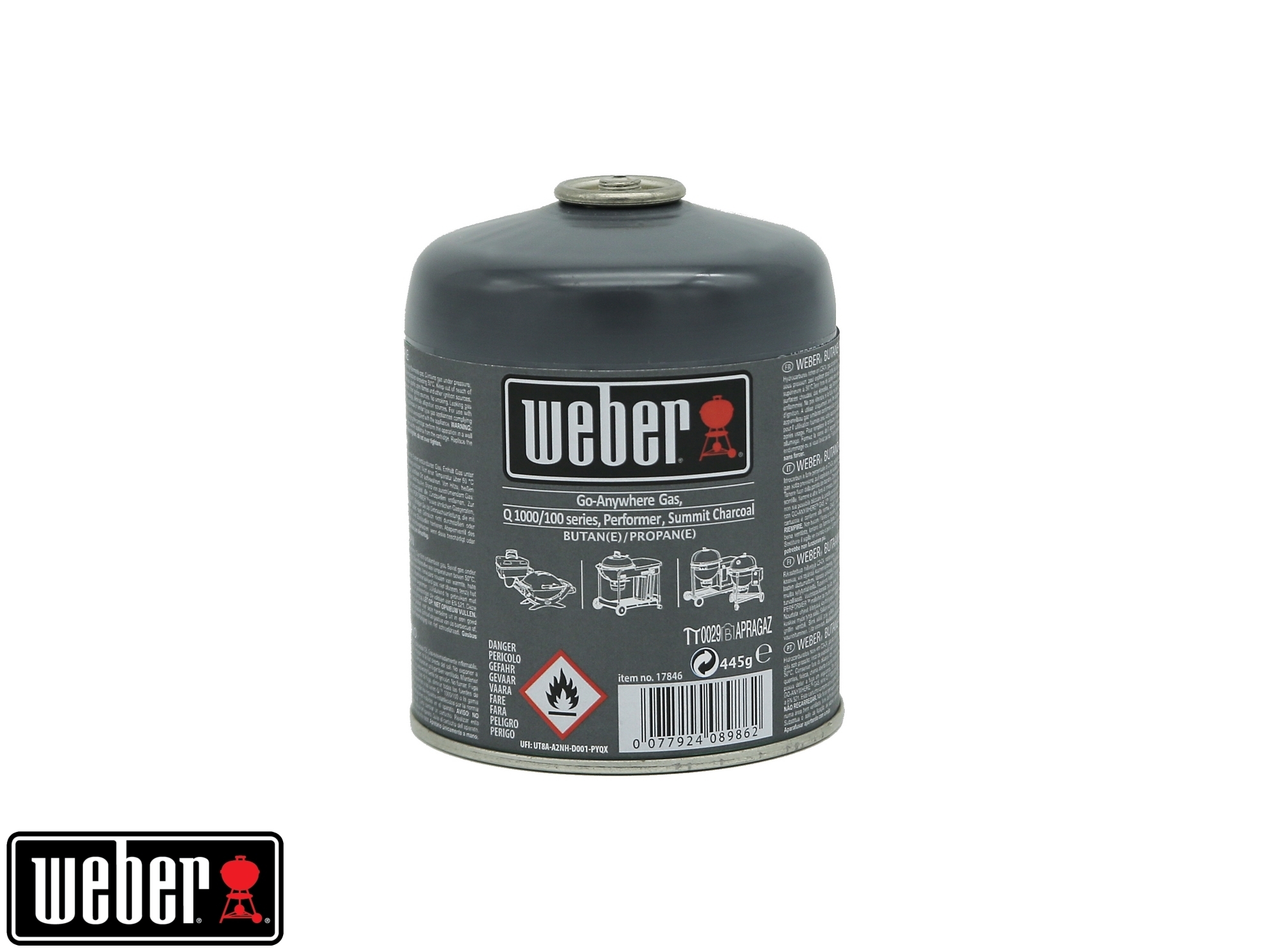 Weber Gas-Kartusche Vorteils 10er set 