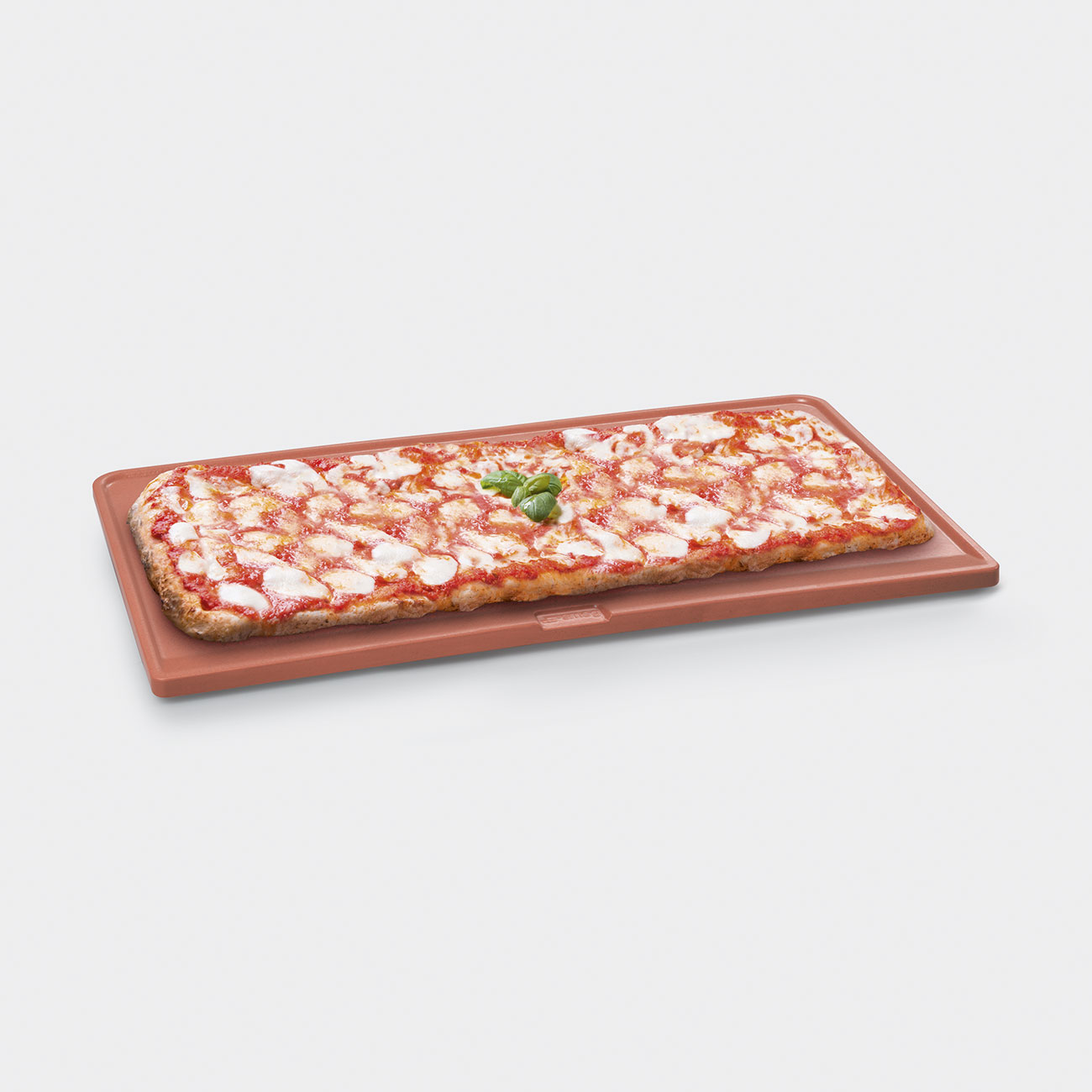 Pizzastein aus Schamottstein, Oberfläche, glasiert