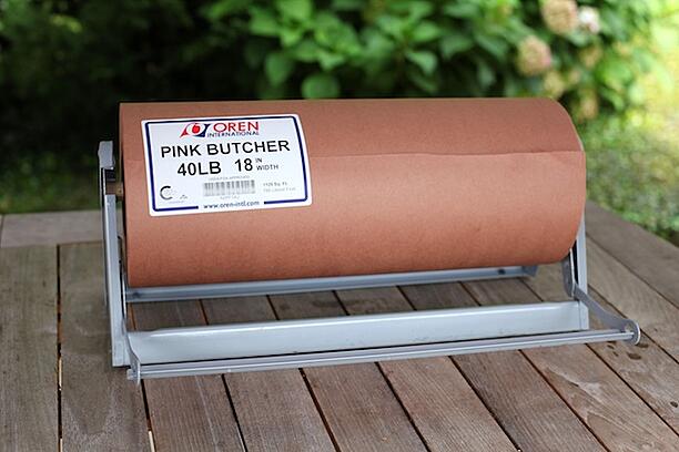 Original Oren Pink Butcher Paper gewerbliche Gastronomie Rollen  308 lm Oren Pink Butcher Paper 24"  
